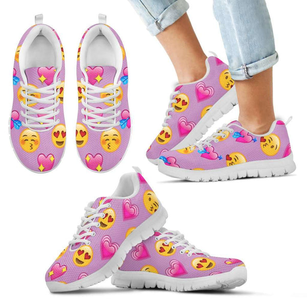 Emoji Love Kids Sneakers