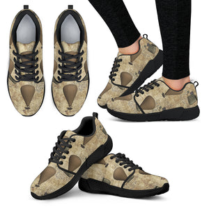 Old Hot Air Balloon Steampunk Women Athletic Sneakers