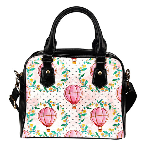 Wizard Of Oz Themed Design B7 Women Fashion Shoulder Handbag Black Vegan Faux Leather