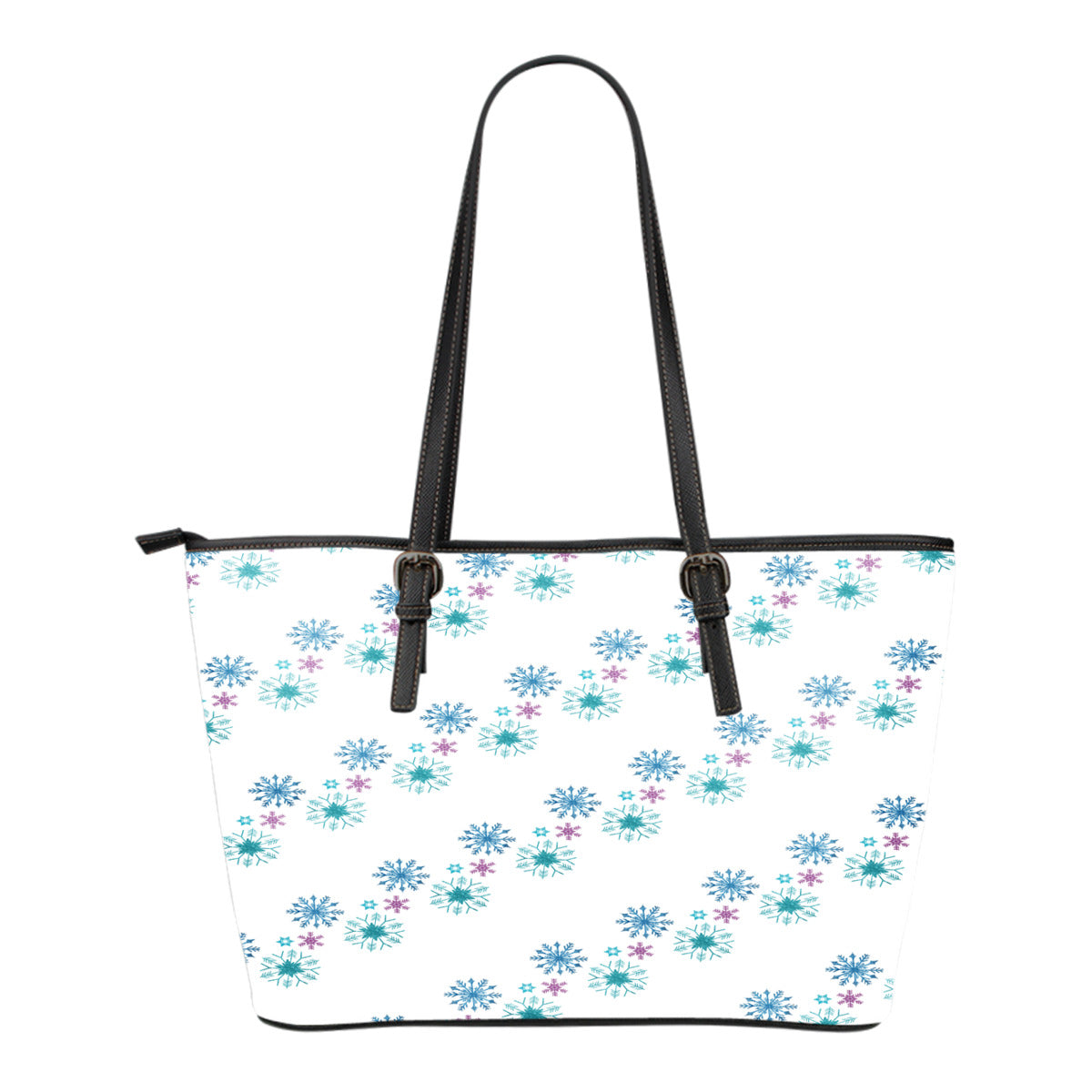 Frozen Themed Design C6 Women Small Leather Tote Bag