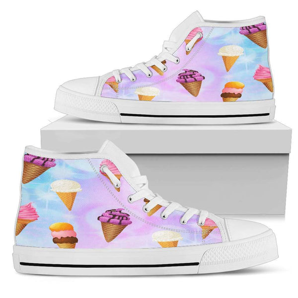 Ice Cream Womens High Top Shoes