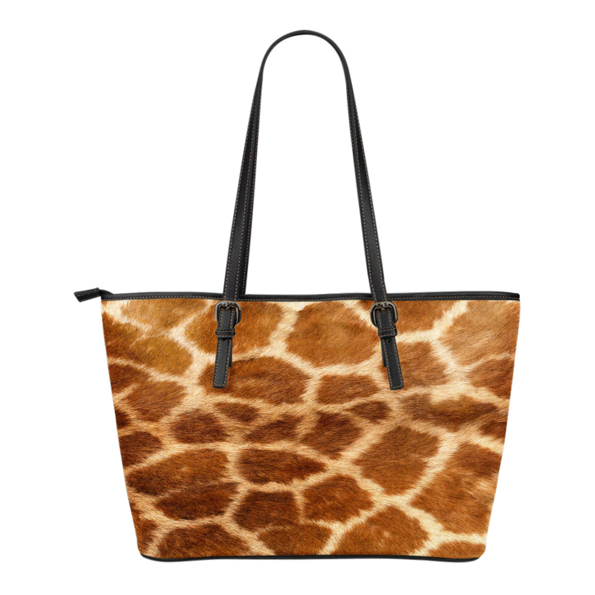 Animal Skin Texture Themed Design C11 Women Small Leather Tote Bag