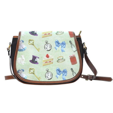 Alice Dress Key Leather Saddle Bag - STUDIO 11 COUTURE