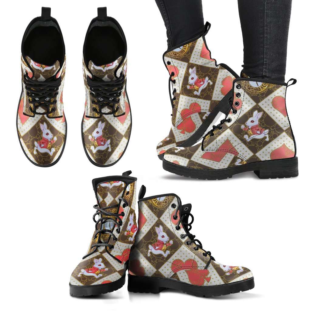 Follow The White Rabbit Womens Leather Boots