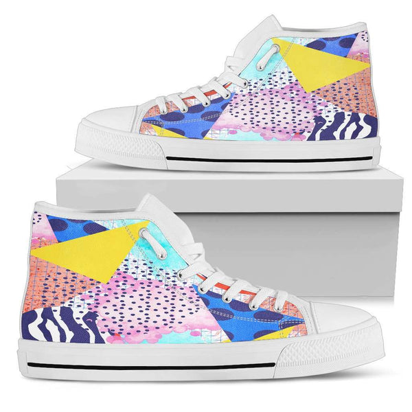 80's Fashion Trend Womens High Top Shoes - STUDIO 11 COUTURE