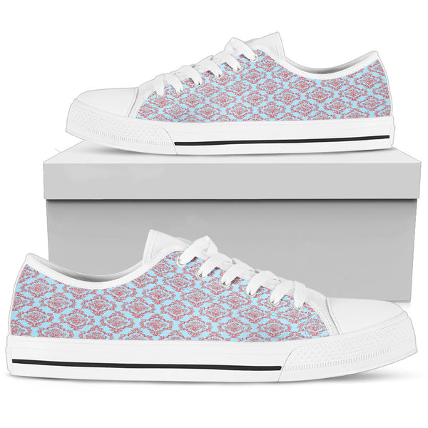Betty Boop Floral Women Low Top Shoes