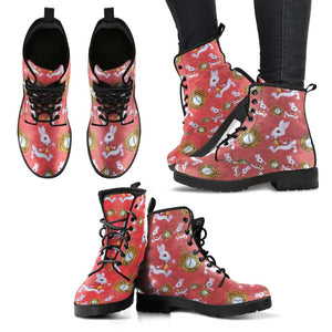 White Rabbit And Watch Womens Leather Boots - STUDIO 11 COUTURE