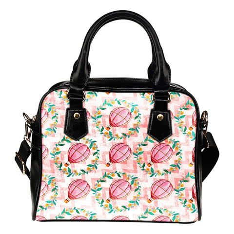 Wizard Of Oz Themed Design B6 Women Fashion Shoulder Handbag Black Vegan Faux Leather