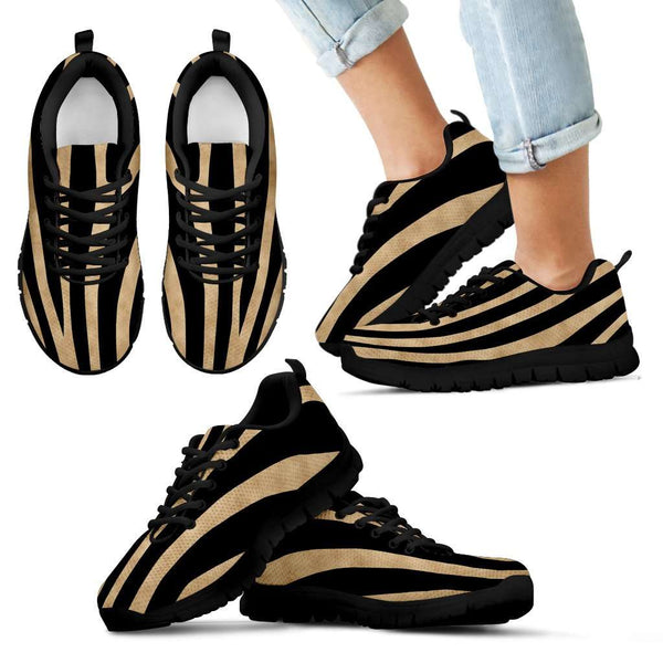 Zebra Skin Kids Sneakers - STUDIO 11 COUTURE