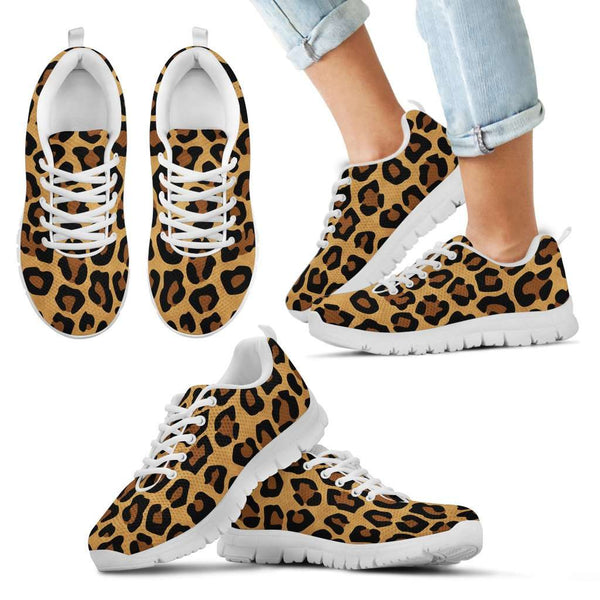 Leopard Skin Kids Sneakers - STUDIO 11 COUTURE
