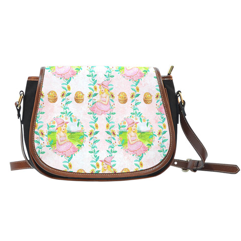 Wizard Of Oz Themed Design 14 Crossbody Shoulder Canvas Leather Saddle Bag