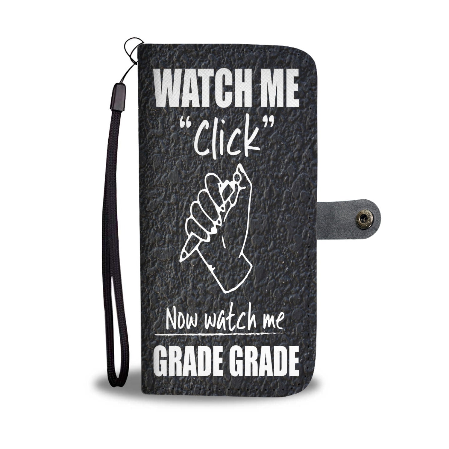 Custom Phone Wallet Available For All Phone Models Watch Me Click Now Watch Me Grade Grade Phone Wallet