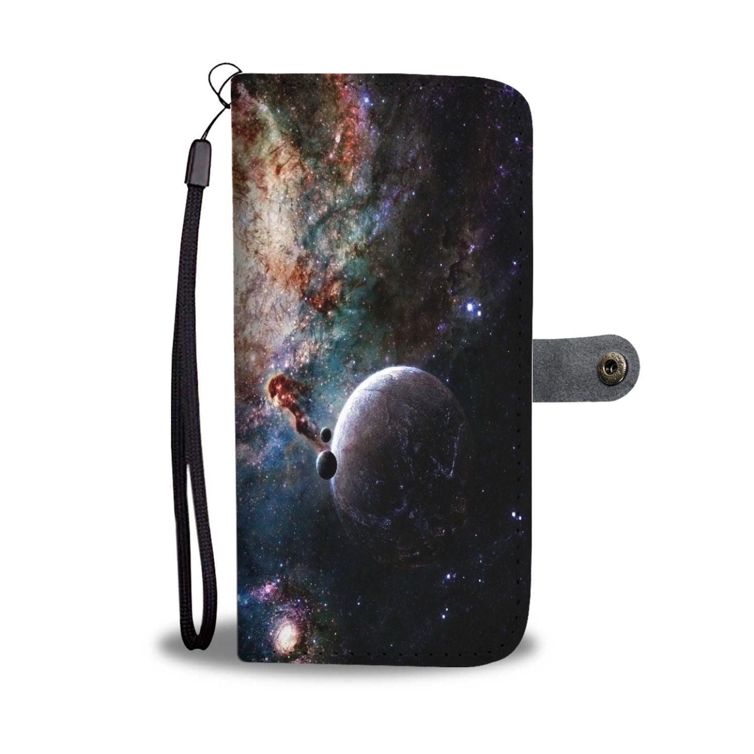 Custom Phone Wallet Available For All Phone Models Galaxy VIII Fashion Phone Wallet