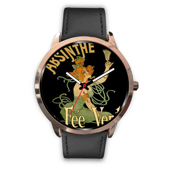 Limited Edition Vintage Inspired Custom Watch Absinthe Clock 1.7