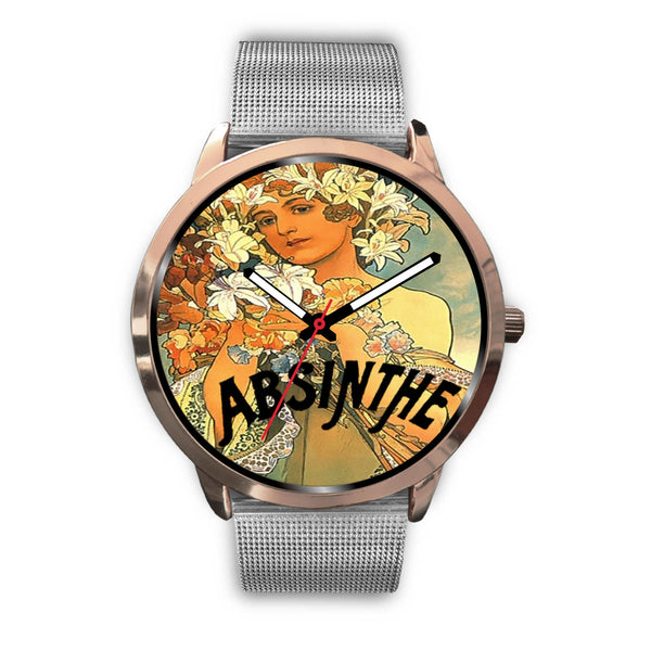 Limited Edition Vintage Inspired Custom Watch Absinthe Clock 1.14