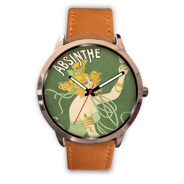Limited Edition Vintage Inspired Custom Watch Absinthe Clock 1.15