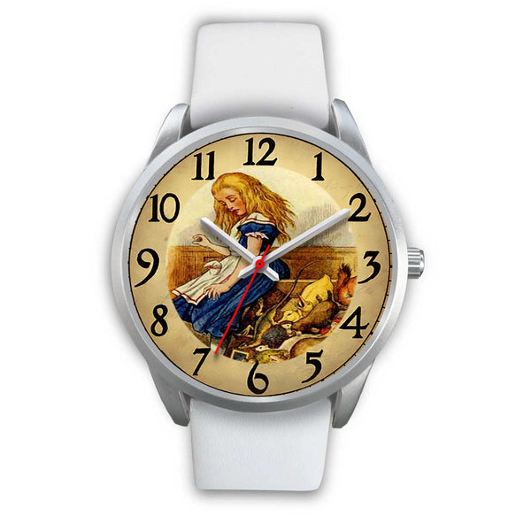Limited Edition Vintage Inspired Custom Watch Alice Clock Face 1.3