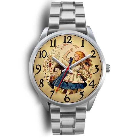 Limited Edition Vintage Inspired Custom Watch Alice Clock Face 1.4
