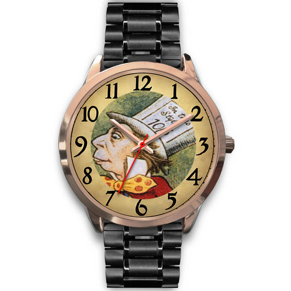 Limited Edition Vintage Inspired Custom Watch Alice Clock Face 1.13