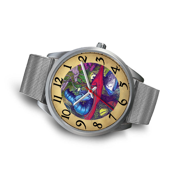 Limited Edition Vintage Inspired Custom Watch Alice Color Clock 2.7