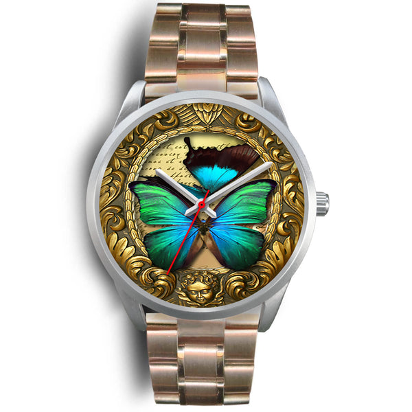Limited Edition Vintage Inspired Custom Watch Butterfly Original 3.5