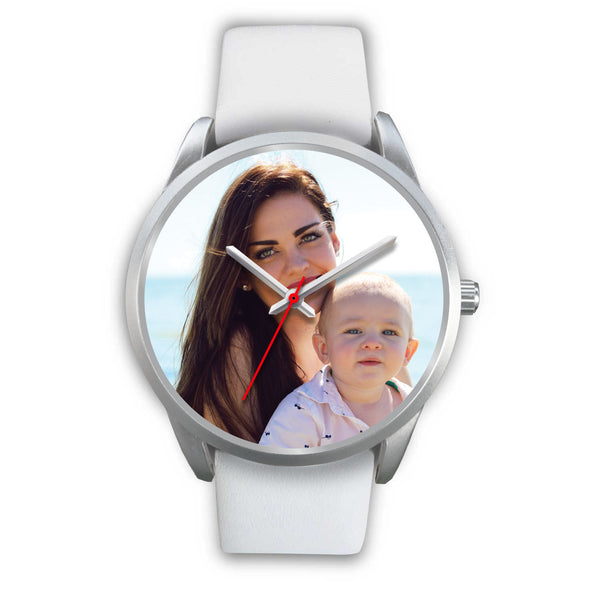 Personalized, Custom Design Your Own Family Watch K1 Silver With Your Personal Memory Photo, Gift For Her, Gift For Him