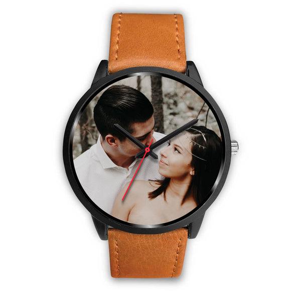 Personalized, Custom Design Your Own Wedding Watch Black Y2 With Your Personal Memory Photo, Gift For Her, Gift For Him