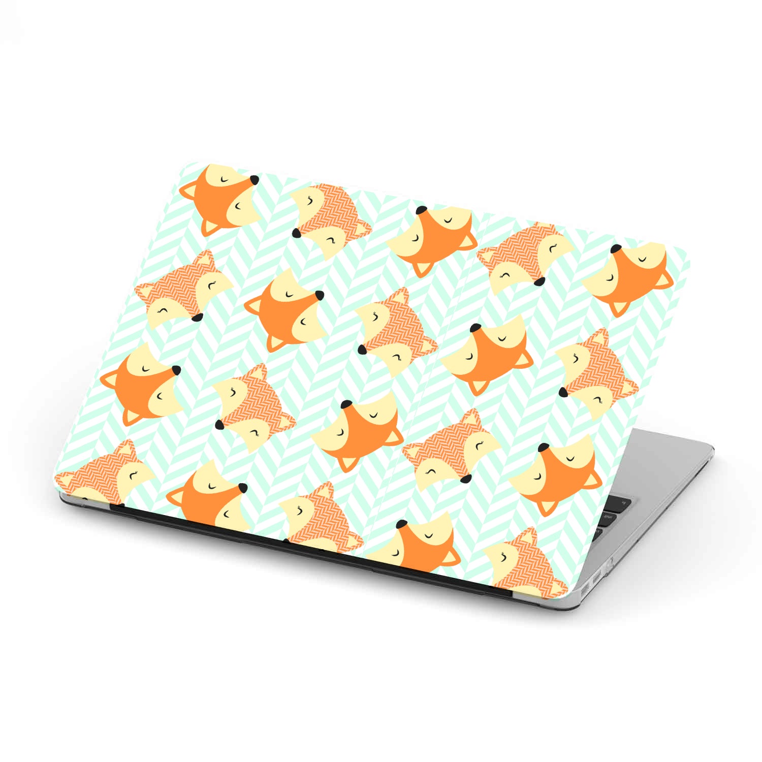 Macbook Cover Foxes 2 Paper 09