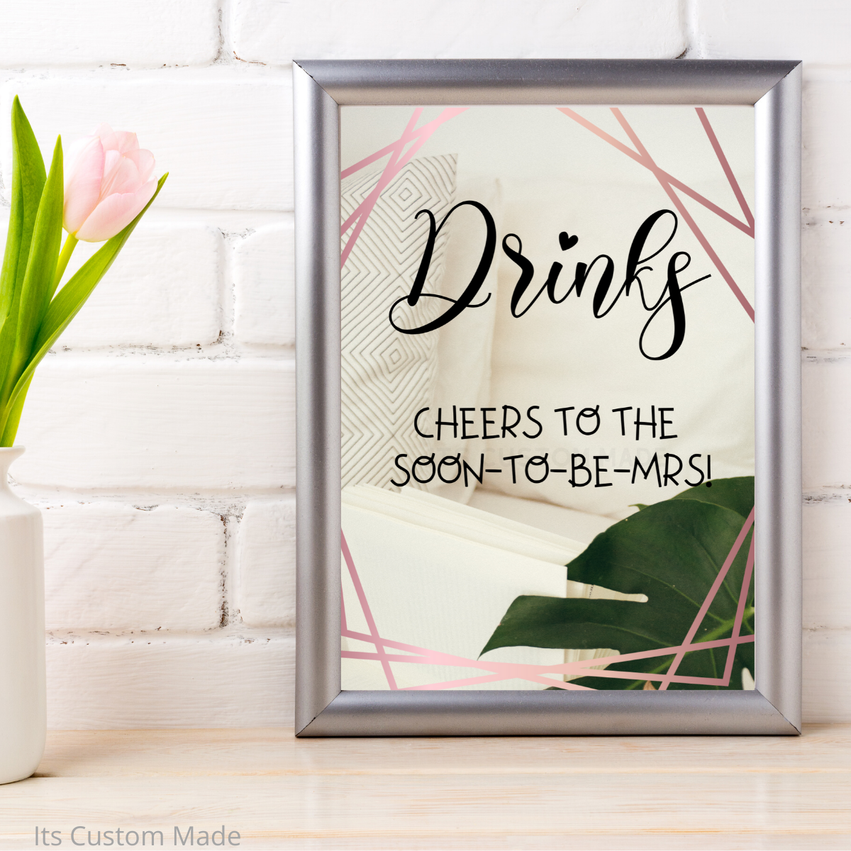 Cheers to the Soon To Be Mrs Sign/ Wedding Signs For Your Wedding/ Bar Signs/ Wedding Party Decorations/ Wedding Printable Sign