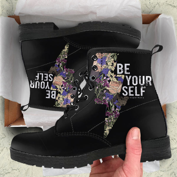 Be Yourself Womens Leather Boots
