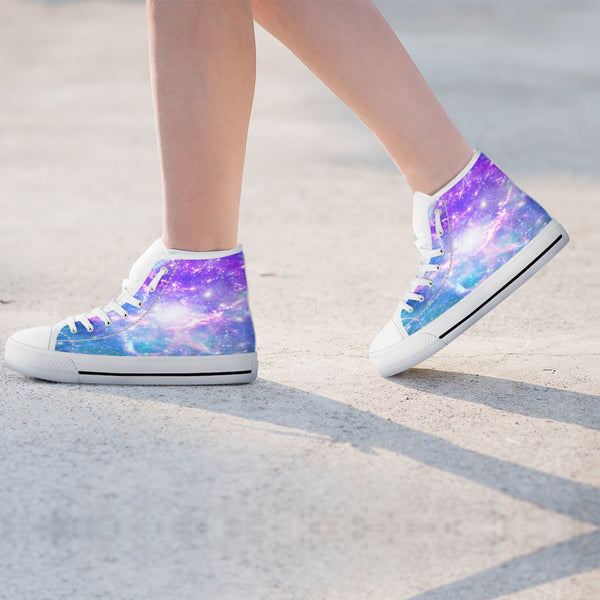 Galaxy Pastel Womens High Top Shoes - STUDIO 11 COUTURE
