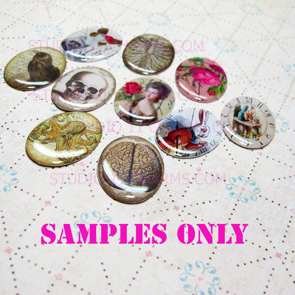 Resin Cameo LOW DOME Oval MASTER SAMPLE