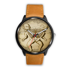 Limited Edition Vintage Inspired Custom Watch Gothic Medical Specimen Anatomy 1.6