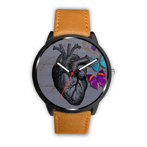 Limited Edition Vintage Inspired Custom Watch Raw Heart Anatomy 5.8