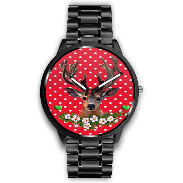 Limited Edition Vintage Inspired Custom Watch Woodland Deer Animal 9.1