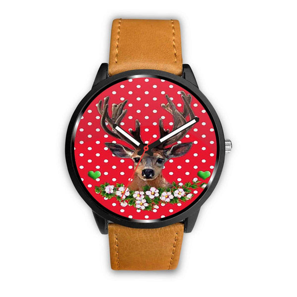 Limited Edition Vintage Inspired Custom Watch Woodland Deer Animal 9.1
