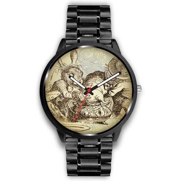 Limited Edition Vintage Inspired Custom Watch Mad Hatter Tea Party Alice in Wonderland 10.2