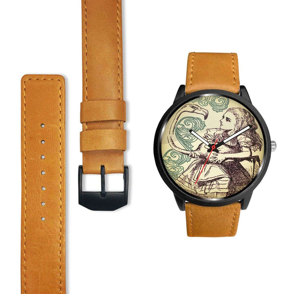 Limited Edition Vintage Inspired Custom Watch Croquet Game Alice In Wonderland 10.7