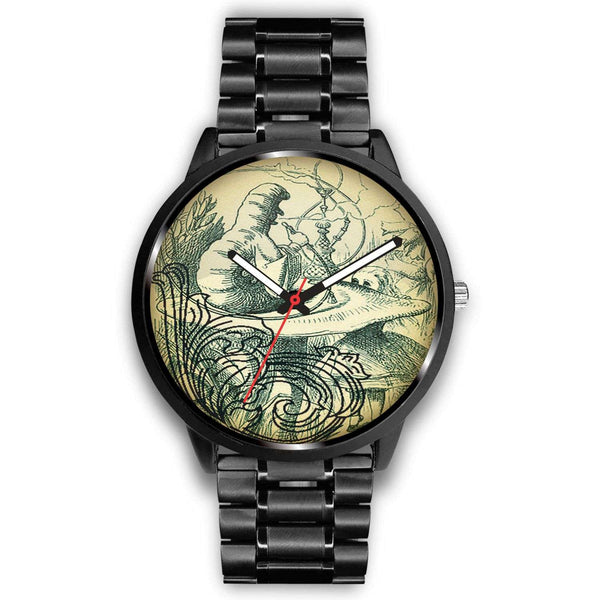 Limited Edition Vintage Inspired Custom Watch Caterpillar Alice In Wonderland 10.9