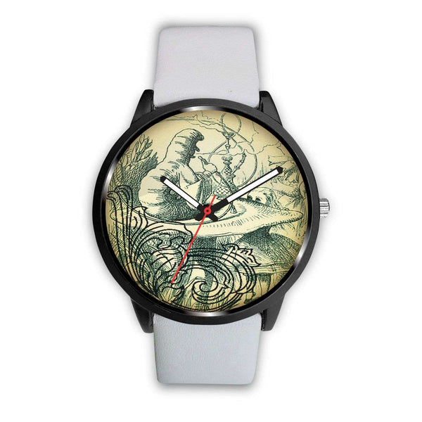 Limited Edition Vintage Inspired Custom Watch Caterpillar Alice In Wonderland 10.9