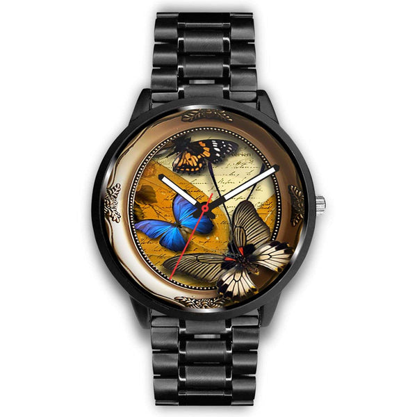 Limited Edition Vintage Inspired Custom Watch Steampunk Butterfly 3.2 - STUDIO 11 COUTURE