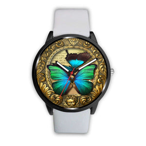 Limited Edition Vintage Inspired Custom Watch Steampunk Butterfly 3.5