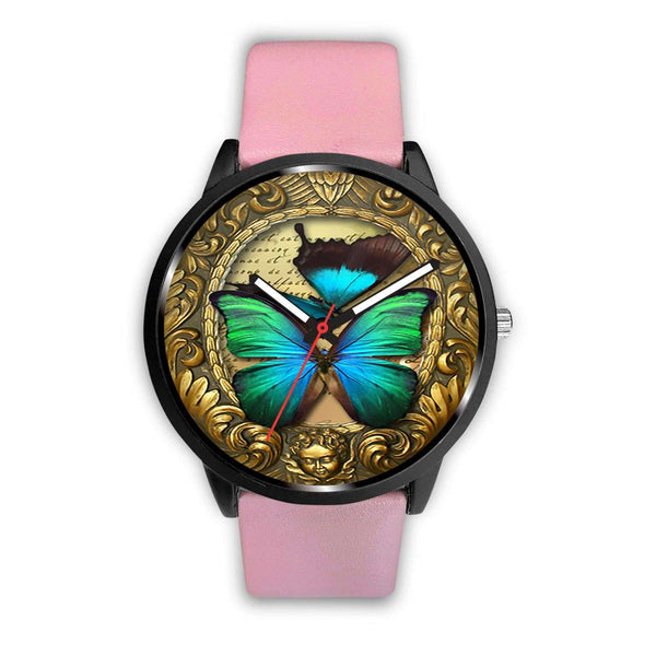 Limited Edition Vintage Inspired Custom Watch Steampunk Butterfly 3.5
