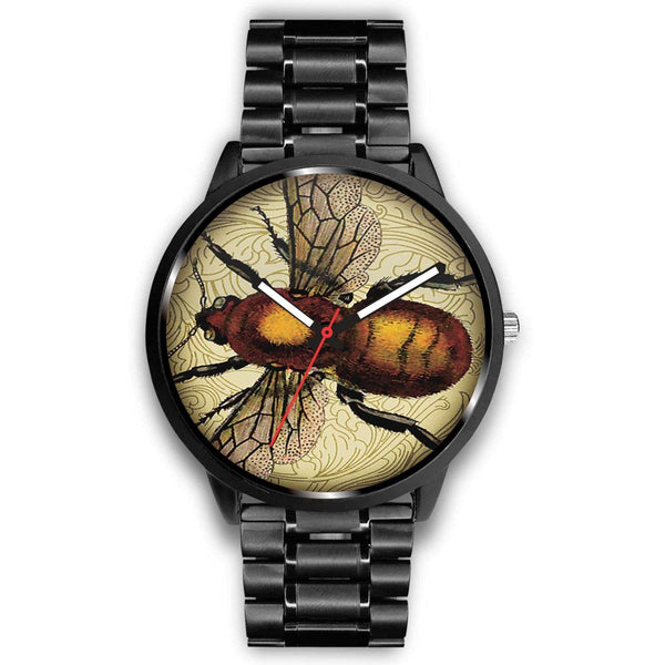 Limited Edition Vintage Inspired Custom Watch Steampunk Taxidermy Bee Bug 1.9