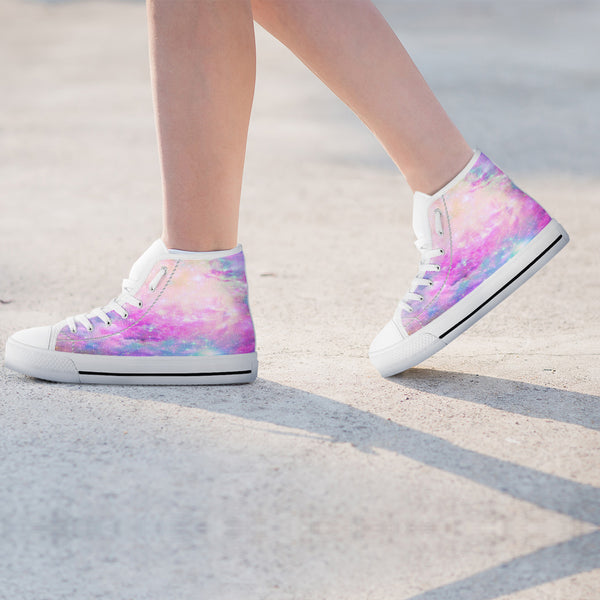 Galaxy Pastel Womens High Top Shoes - STUDIO 11 COUTURE