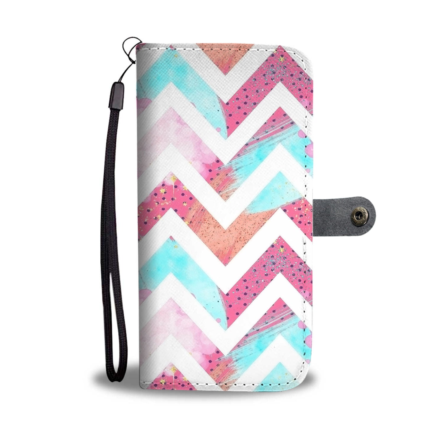 Custom Phone Wallet Available For All Phone Models 80's Fashion 2 Phone Wallet