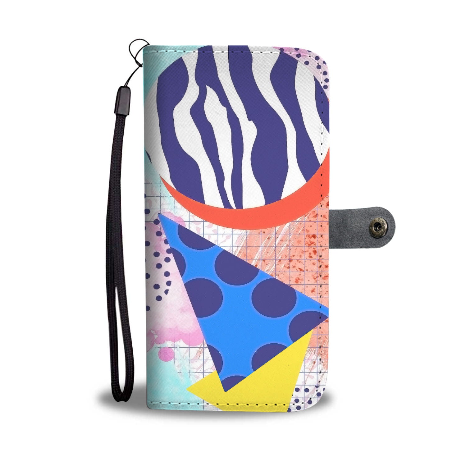 Custom Phone Wallet Available For All Phone Models 80's Fashion 11 Phone Wallet