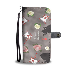 Custom Phone Wallet Available For All Phone Models Alice Queen of Hearts Fashion Phone Wallet