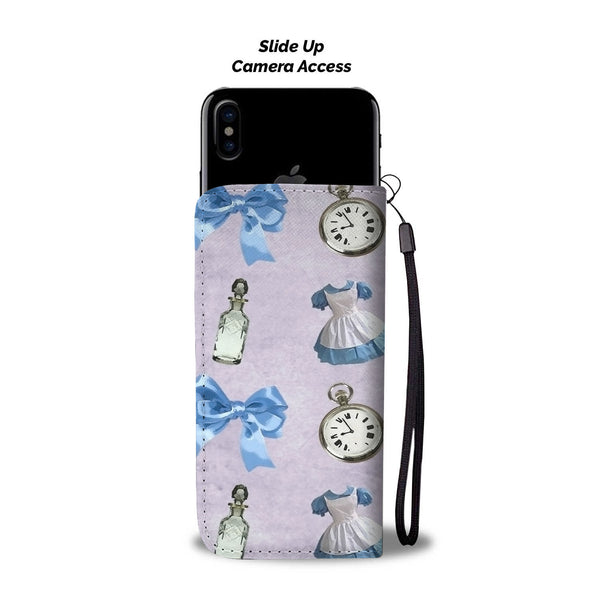 Custom Phone Wallet Available For All Phone Models Alice Paper Fashion 1 Phone Wallet - STUDIO 11 COUTURE