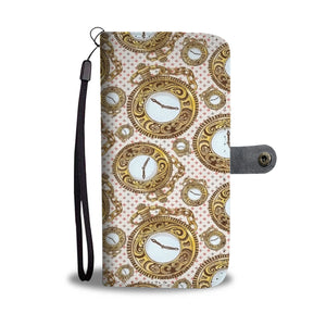 Custom Phone Wallet Available For All Phone Models Alice Pocket Watch Phone Wallet
